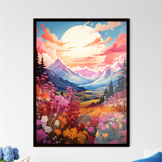 A Poster of Rocky Mountains Natinal Park - A - Framed Art Print