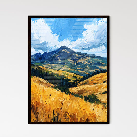 A Poster of Colorado Springs Art Sketch with - Framed Art Print