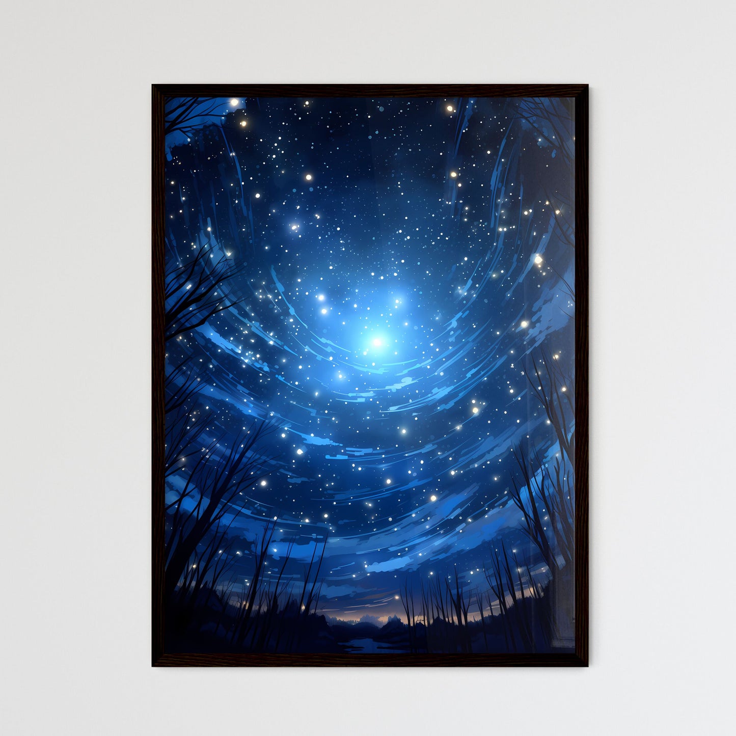 A Poster of There was a particularly bright  - Framed Art Print