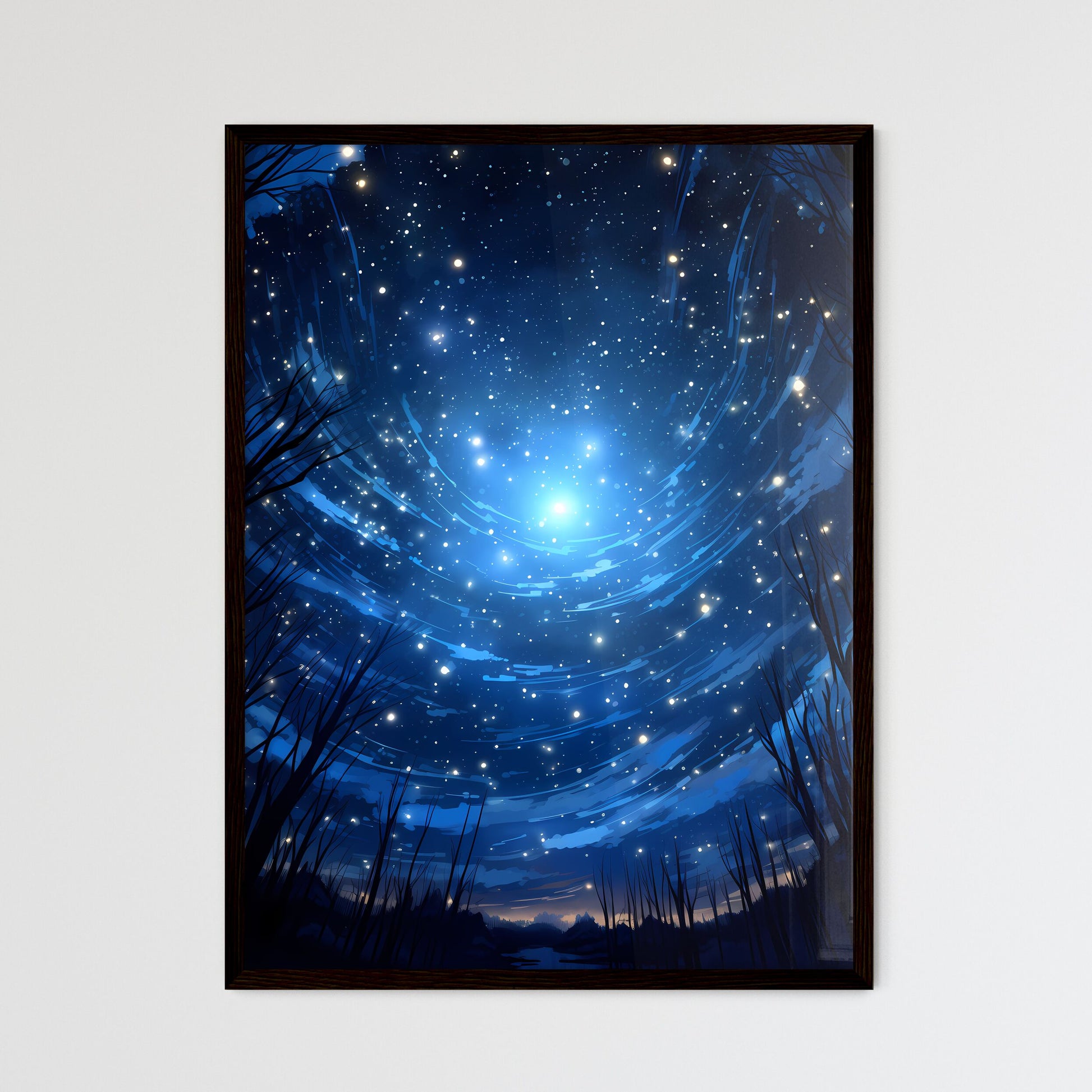 A Poster of There was a particularly bright  - Framed Art Print