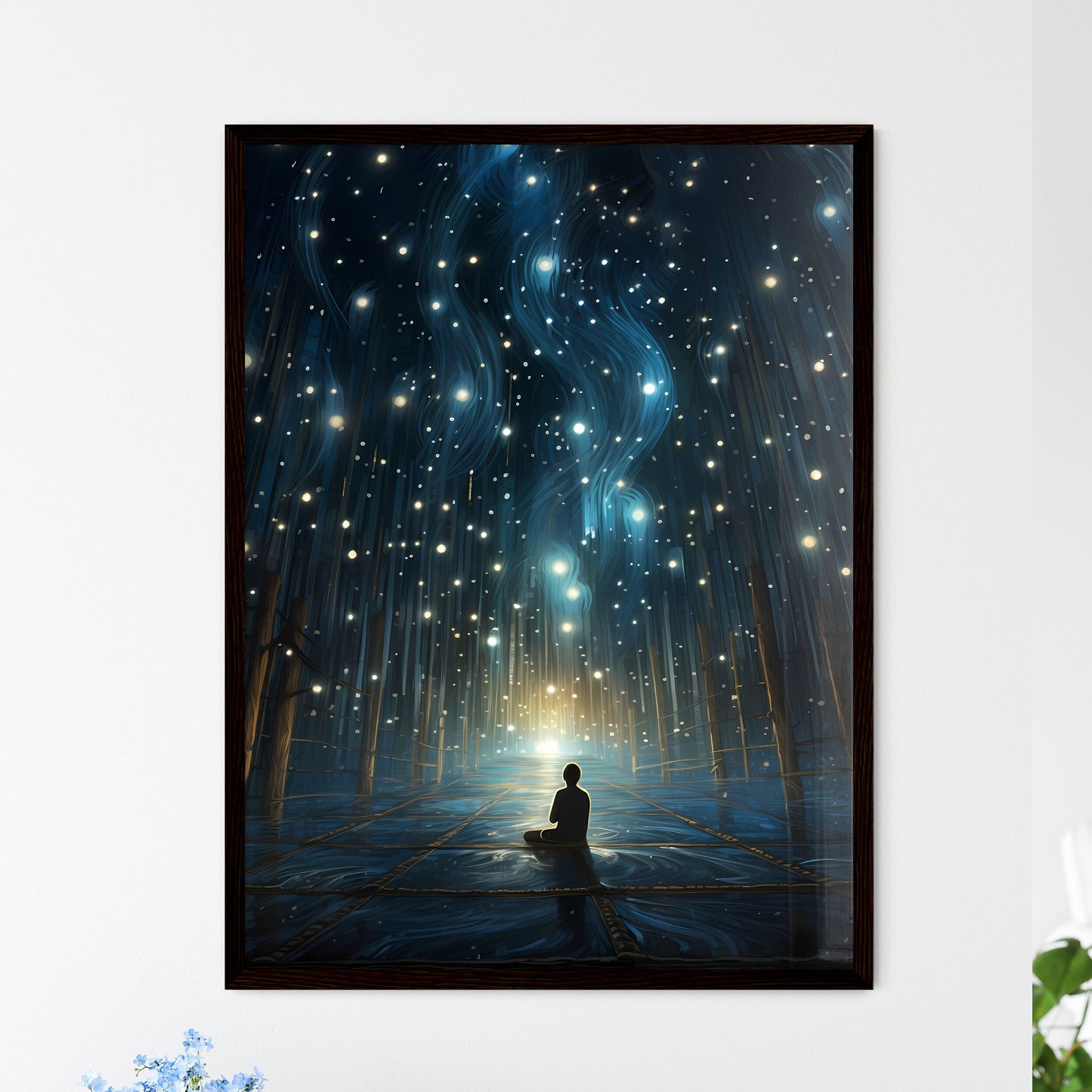 A Poster of There was a particularly bright  - Framed Art Print