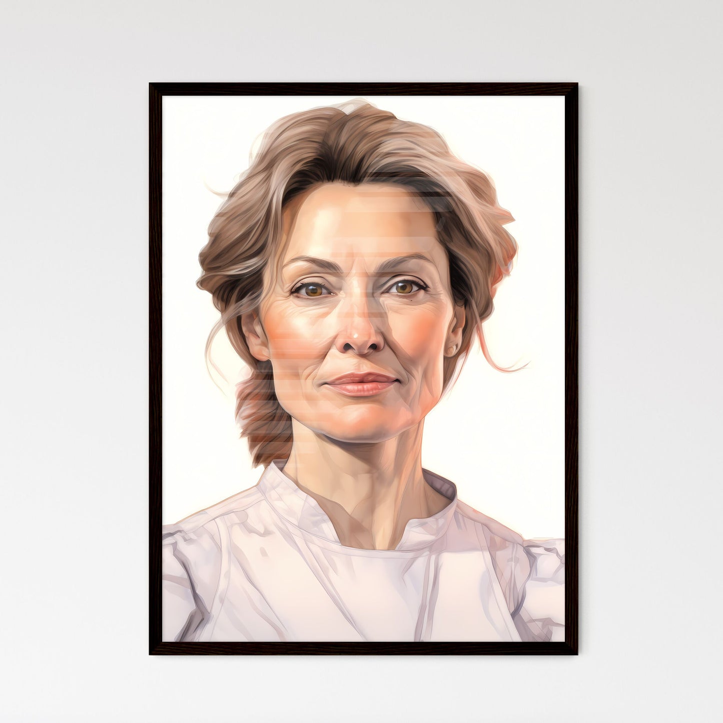 A Poster of beautiful mature woman 50 years old - A Woman With Blonde Hair Default Title