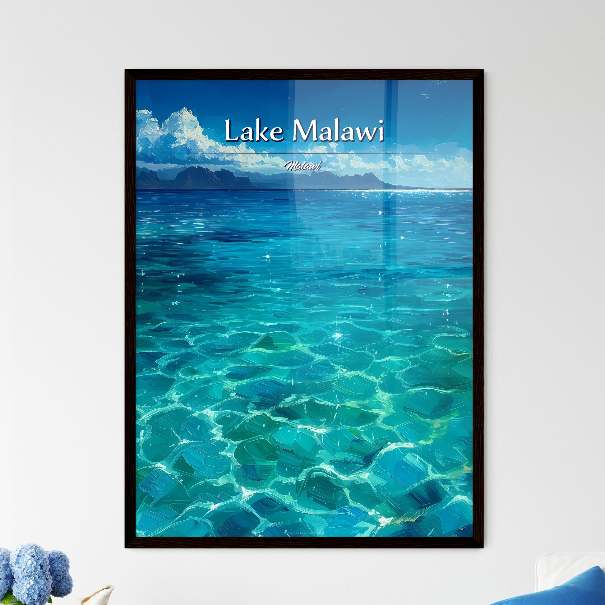 Lake Malawi - Framed Art Print