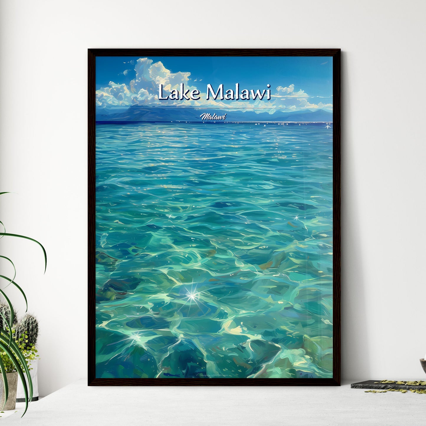 Lake Malawi - Framed Art Print
