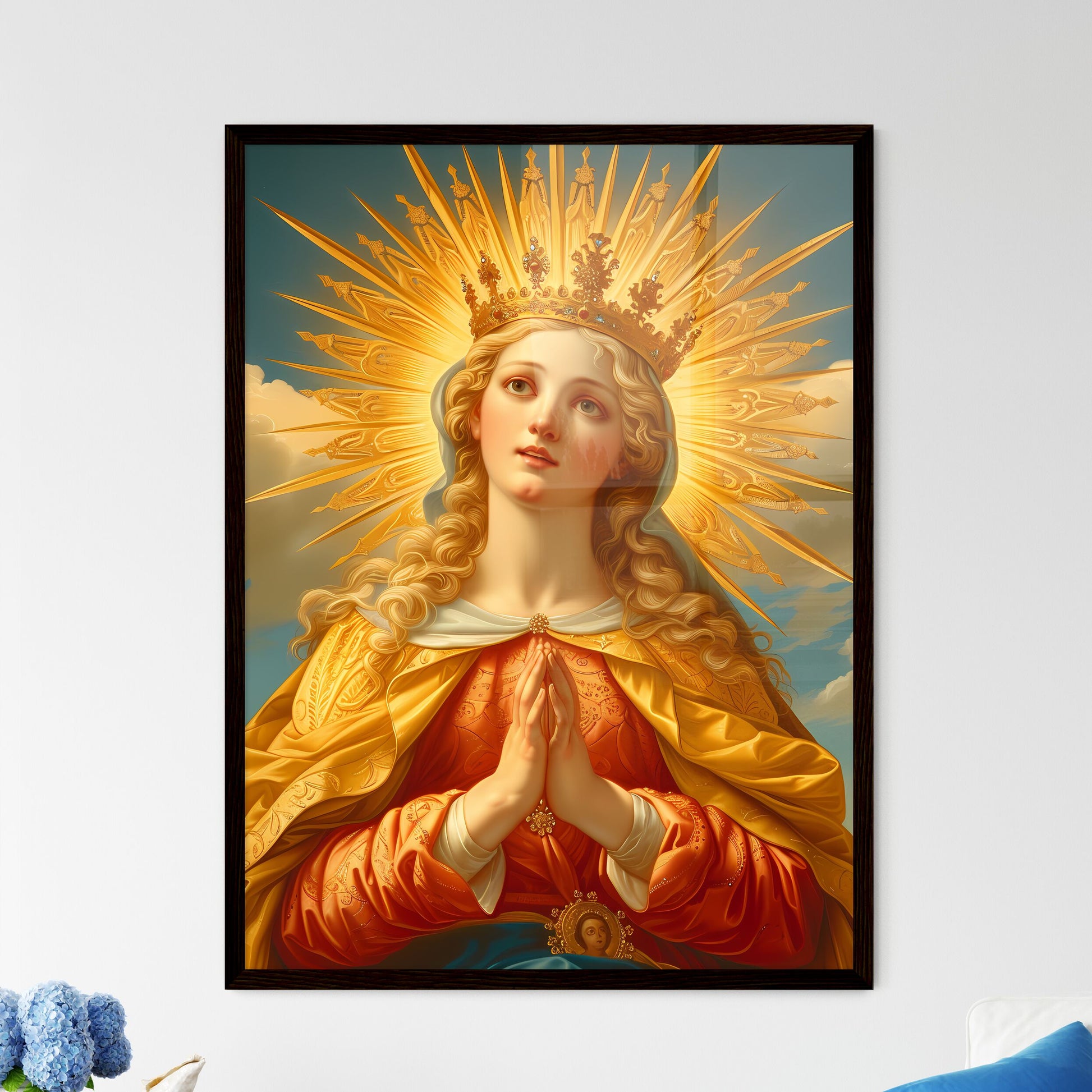 Mary Mother of God Poster - Framed Art Print