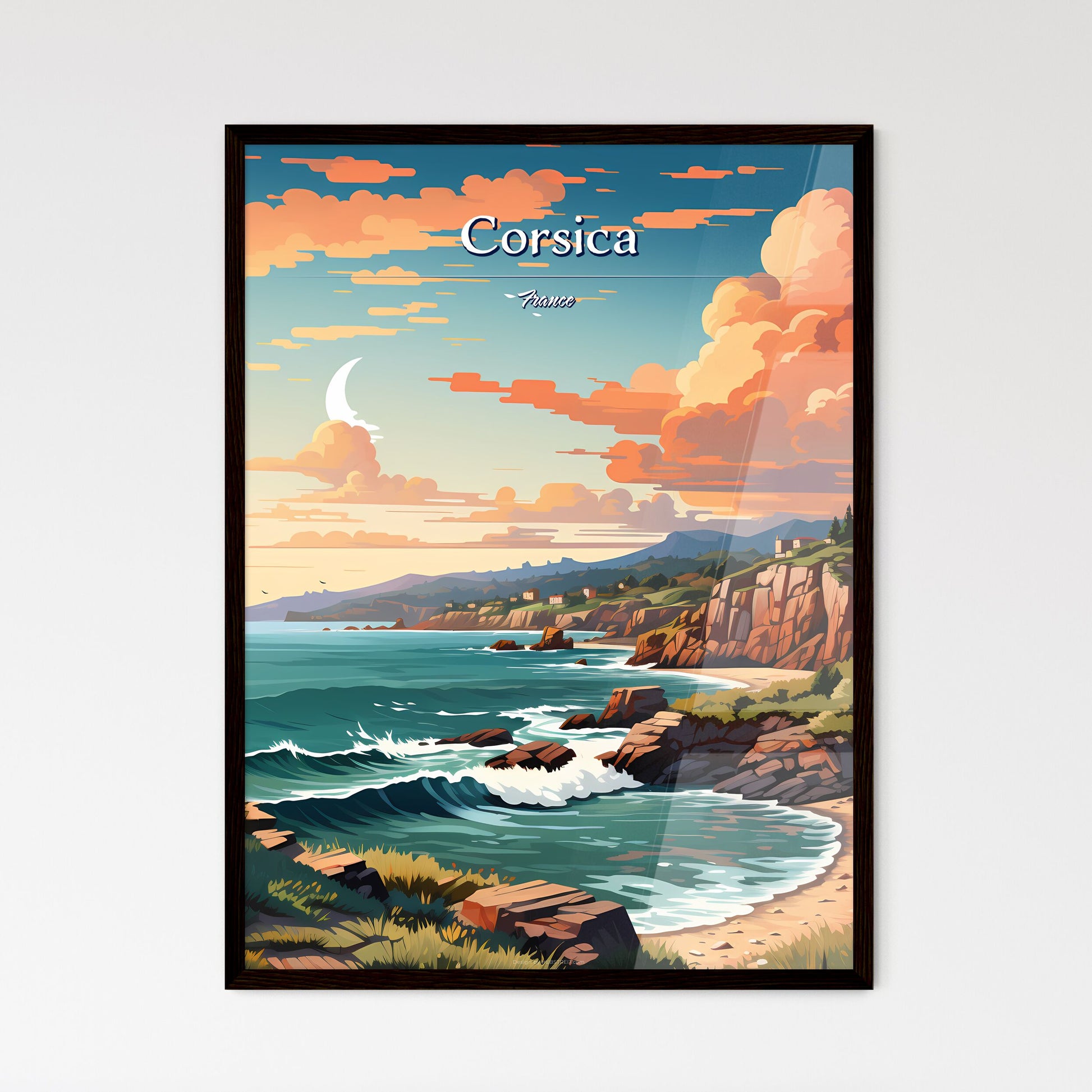 Corsica - Framed Art Print