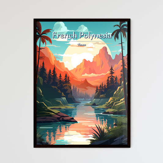 French Polynesia - Framed Art Print