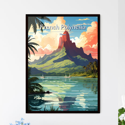 French Polynesia - Framed Art Print