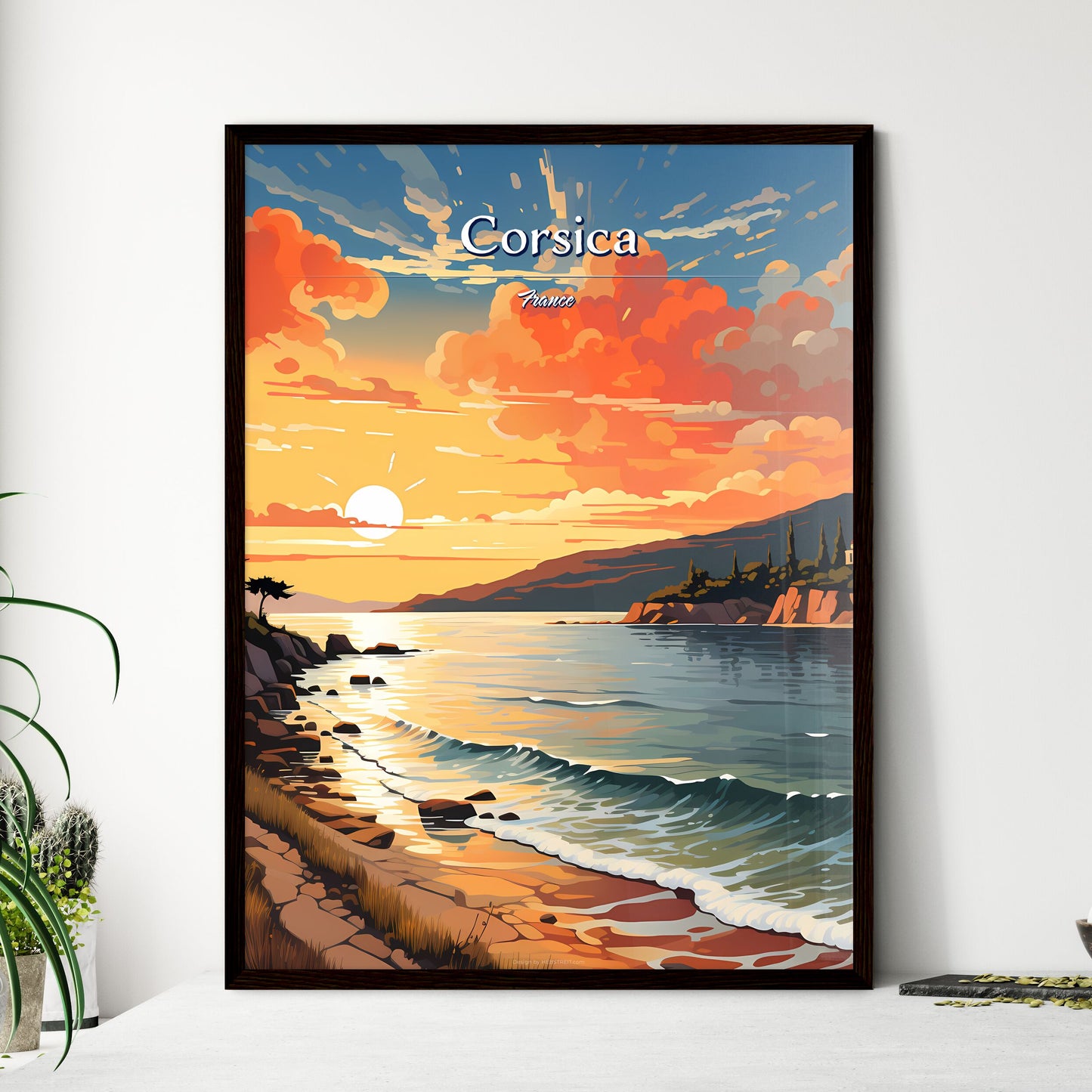 Corsica - Framed Art Print