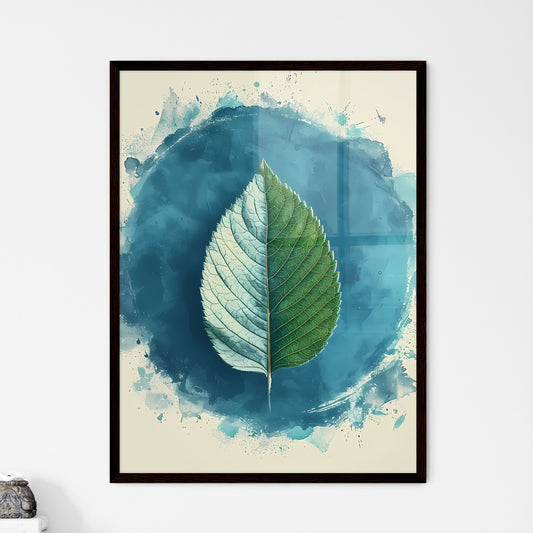 Amidst minimalist strokes lies an abstract l - Framed Art Print
