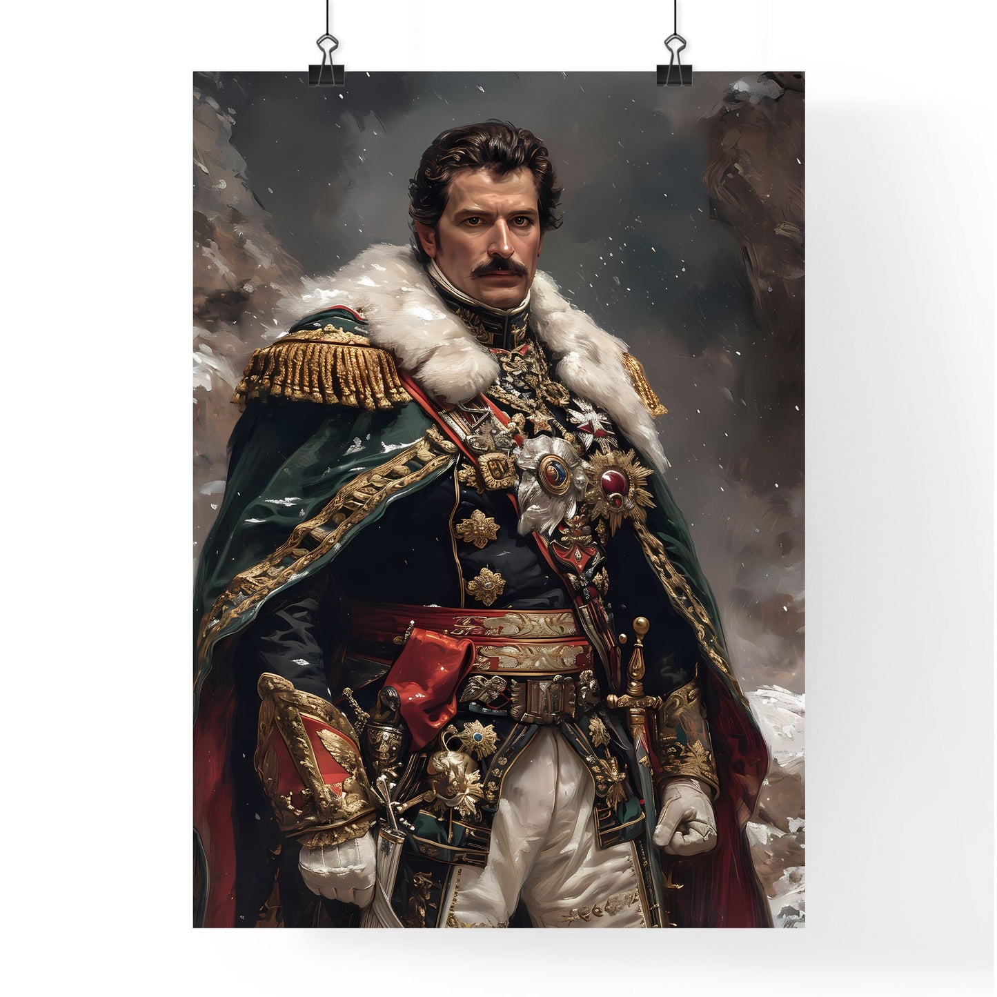 Royal guard - Art print of a man in a garment Default Title