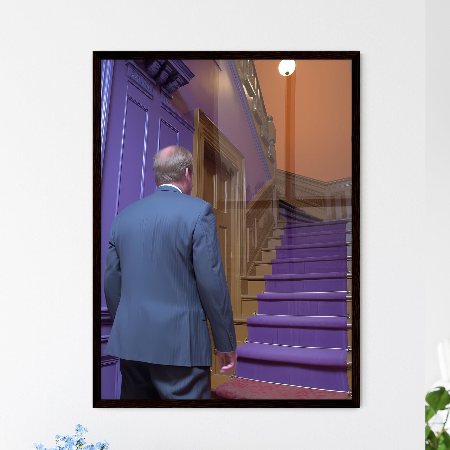 Expect a sprinkle of luck today  Framed Print