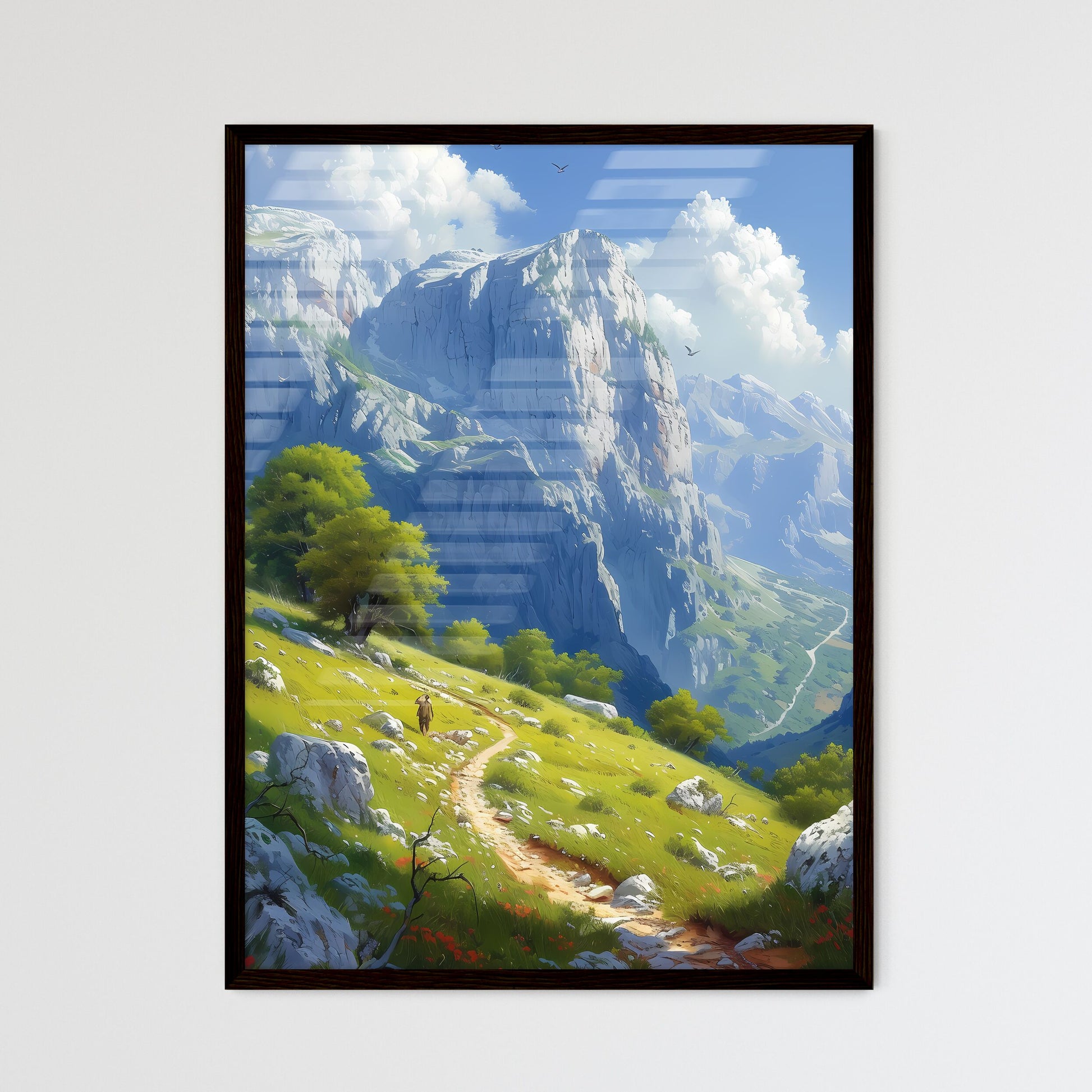 Lebanon country life in 2000 BC - Art print  - Framed Art Print