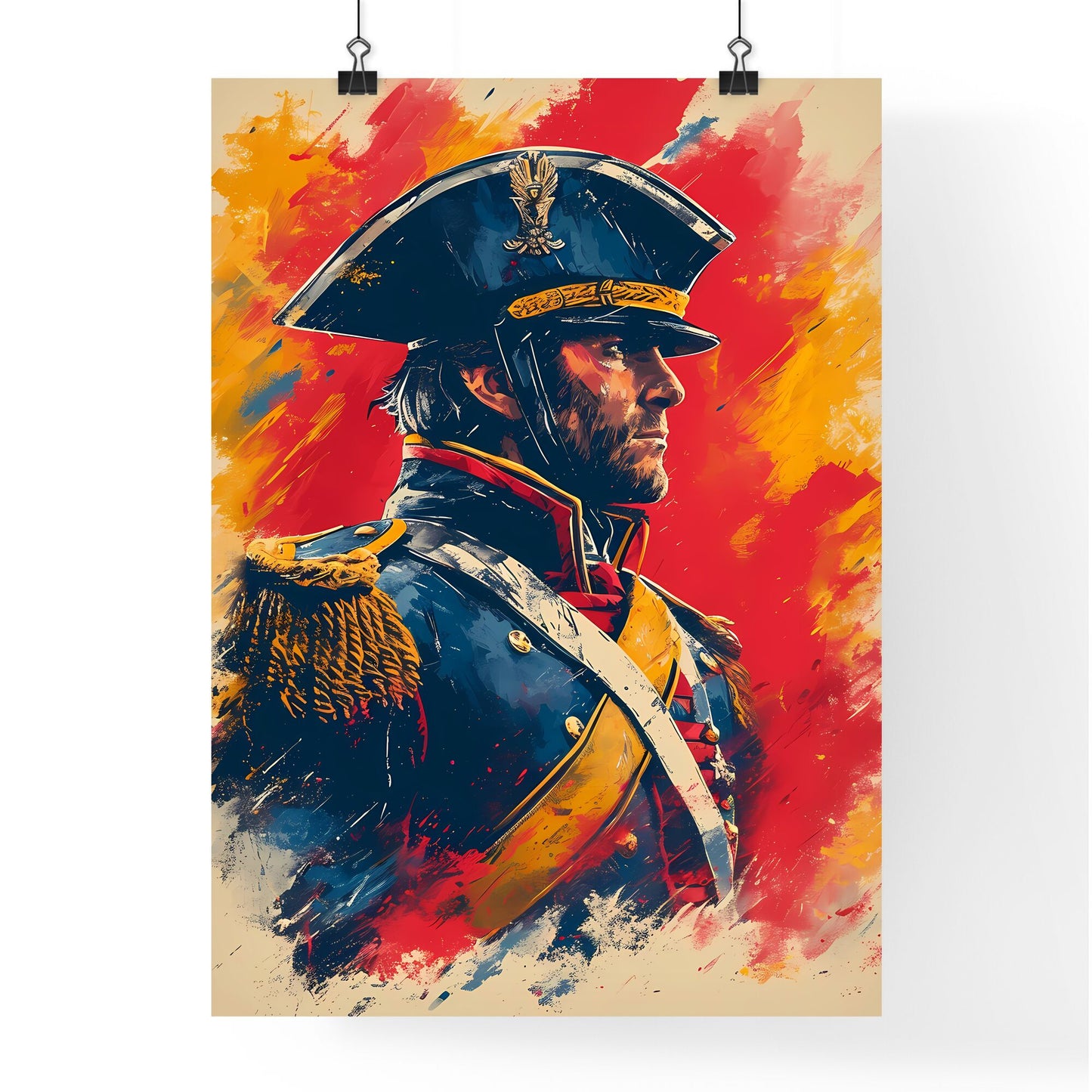 Royal guard - Art print of a man in a military uniform Default Title