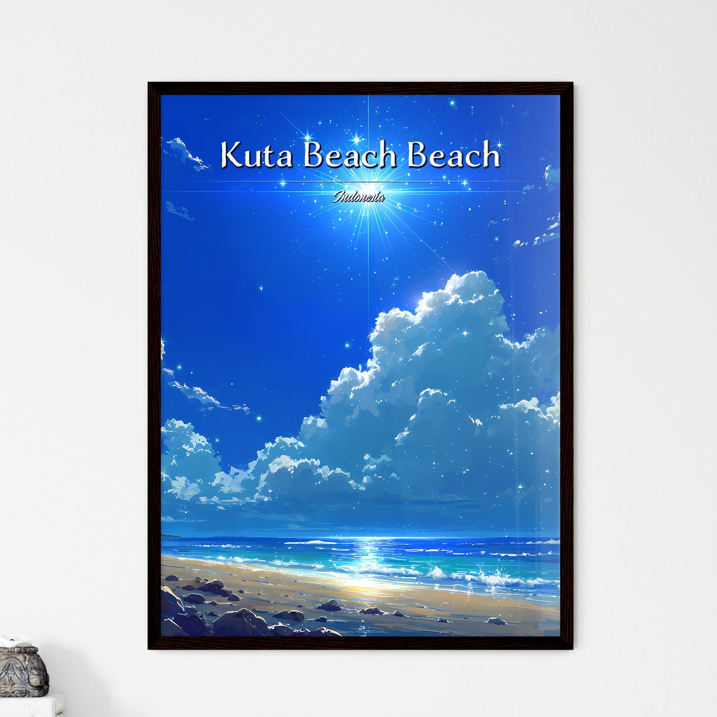 Kuta Beach Beach - Framed Art Print