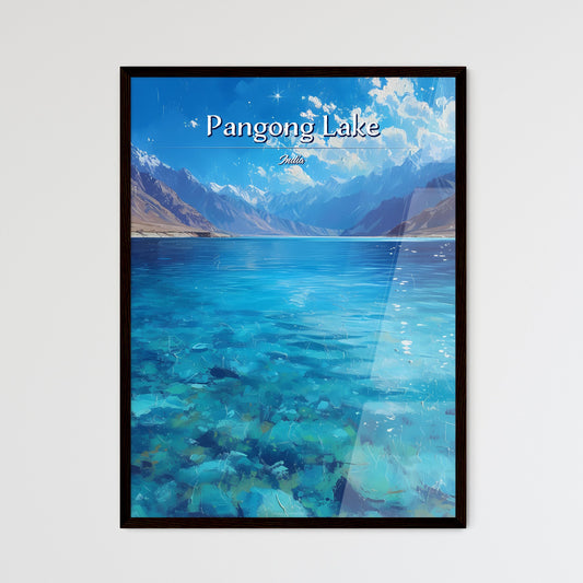 Pangong Lake - Framed Art Print