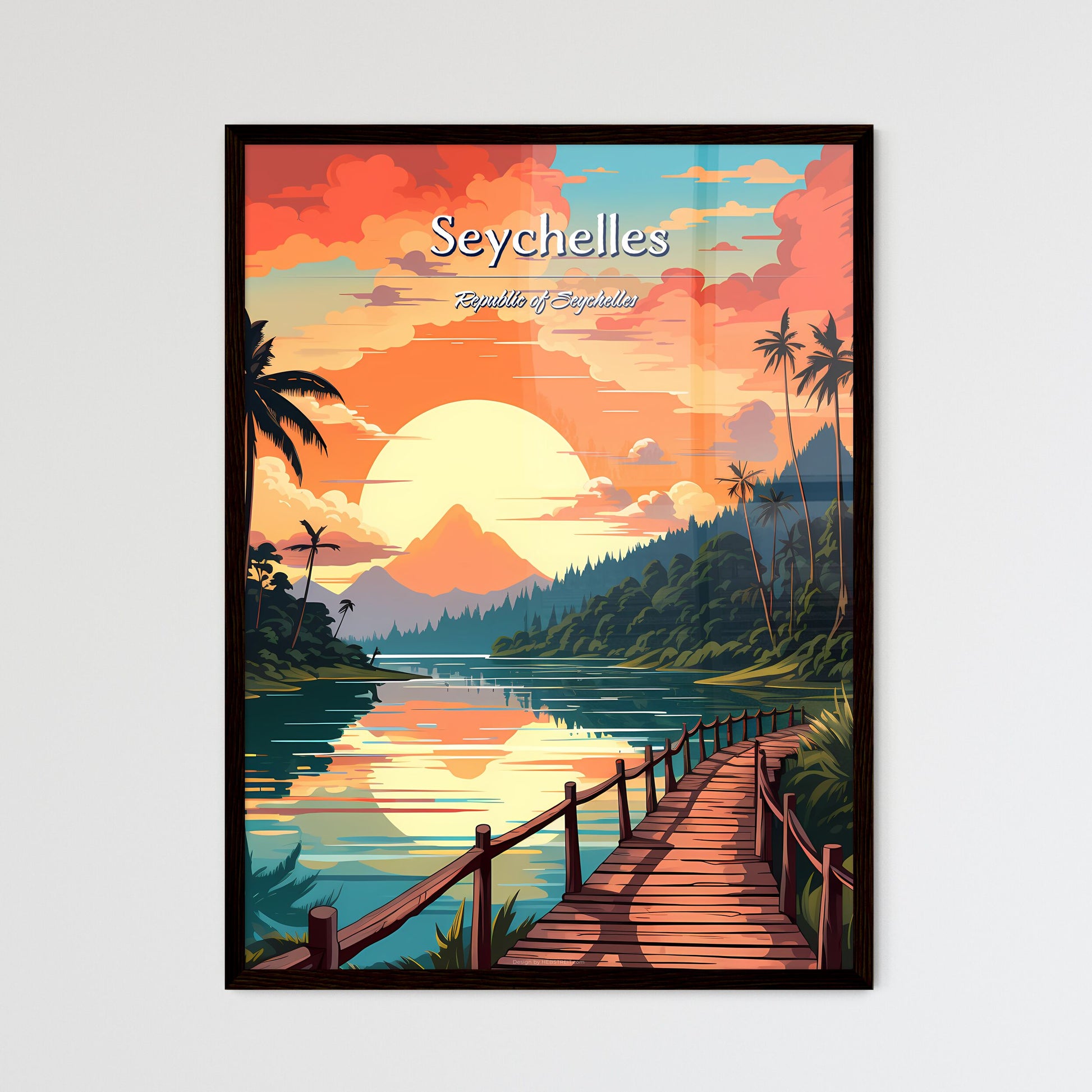 Seychelles - Framed Art Print