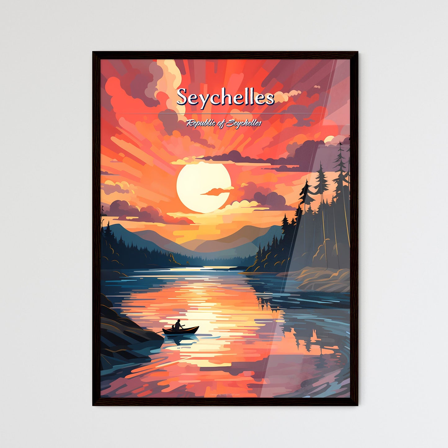 Seychelles - Framed Art Print