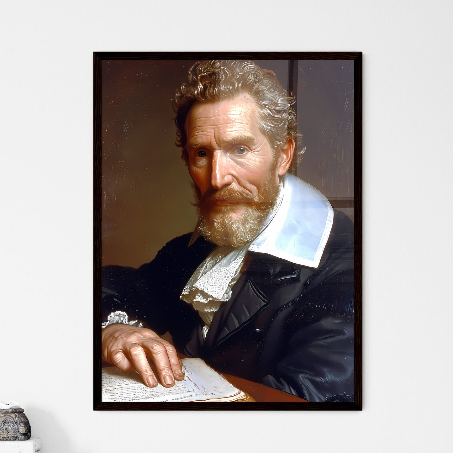 Charles of essex, a relic of the age - Art print of a man with a beard and mustache Default Title