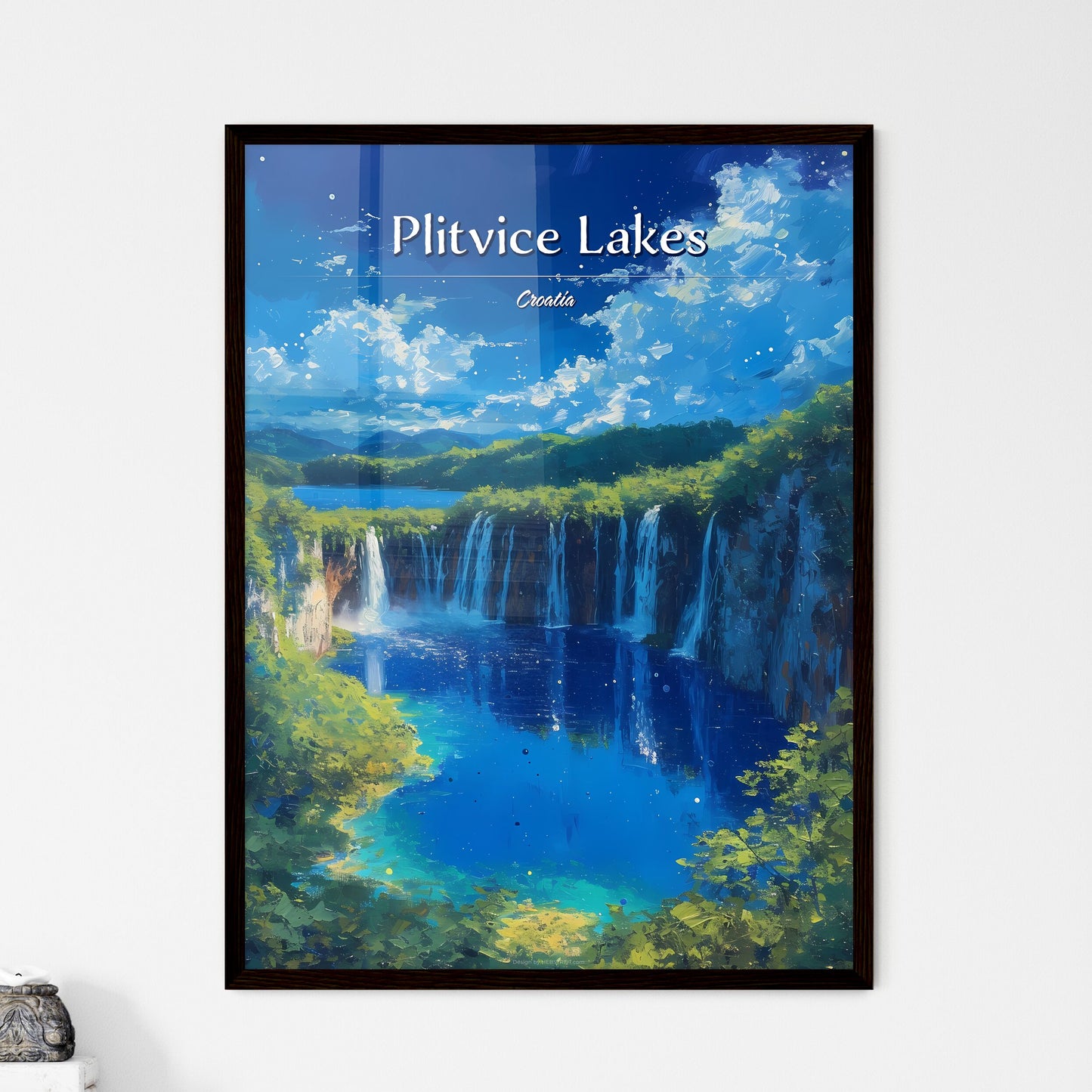 Plitvice Lakes National Park - Framed Art Print