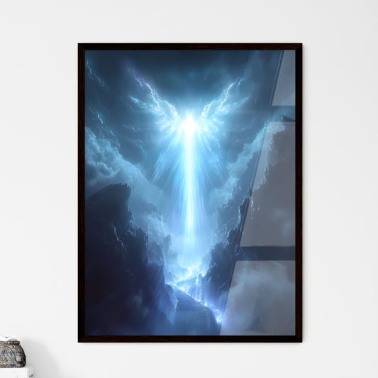 The story of the children of Israel entering - Framed Art Print