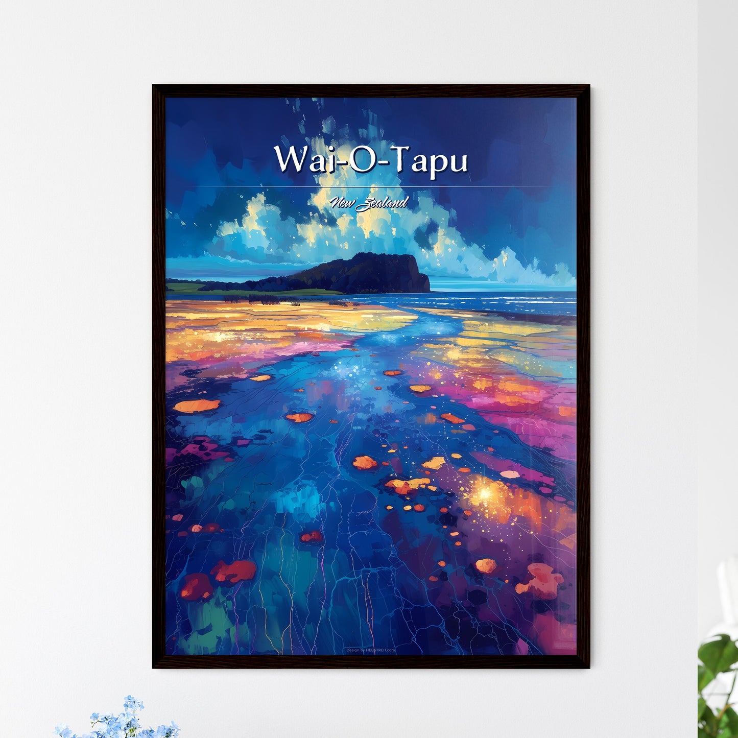 Wai-O-Tapu - Framed Art Print