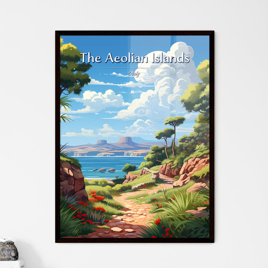 The Aeolian Islands - Framed Art Print