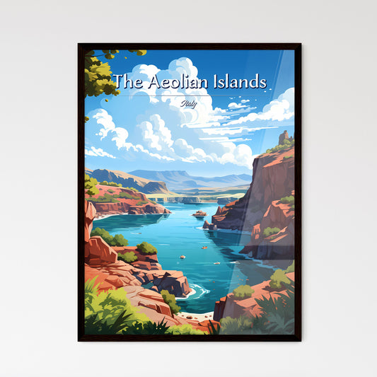 The Aeolian Islands - Framed Art Print