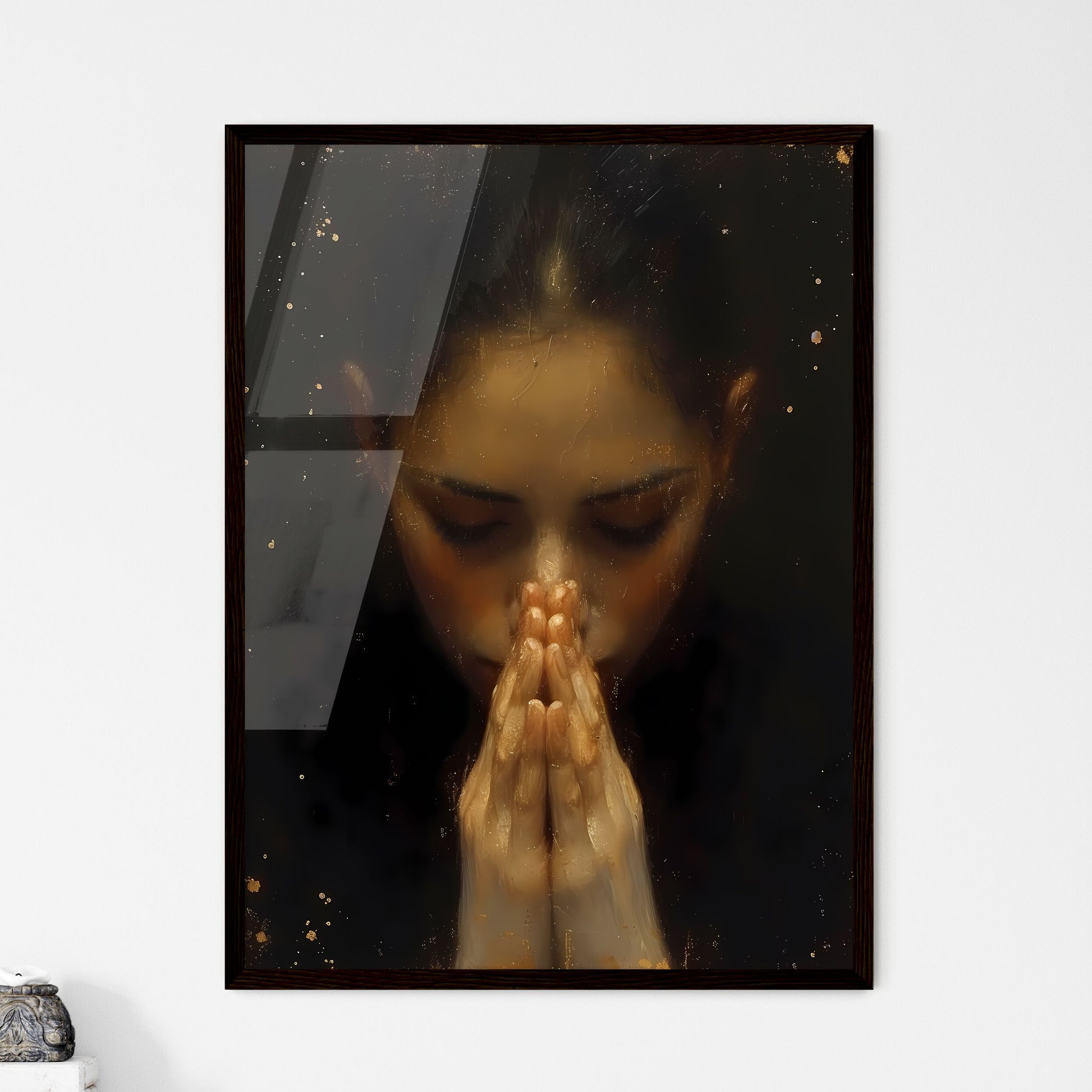 Holy Mary - Framed Art Print