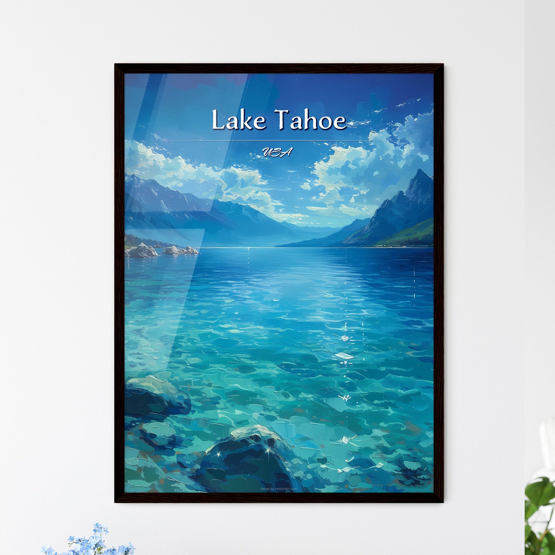 Lake Tahoe - Framed Art Print