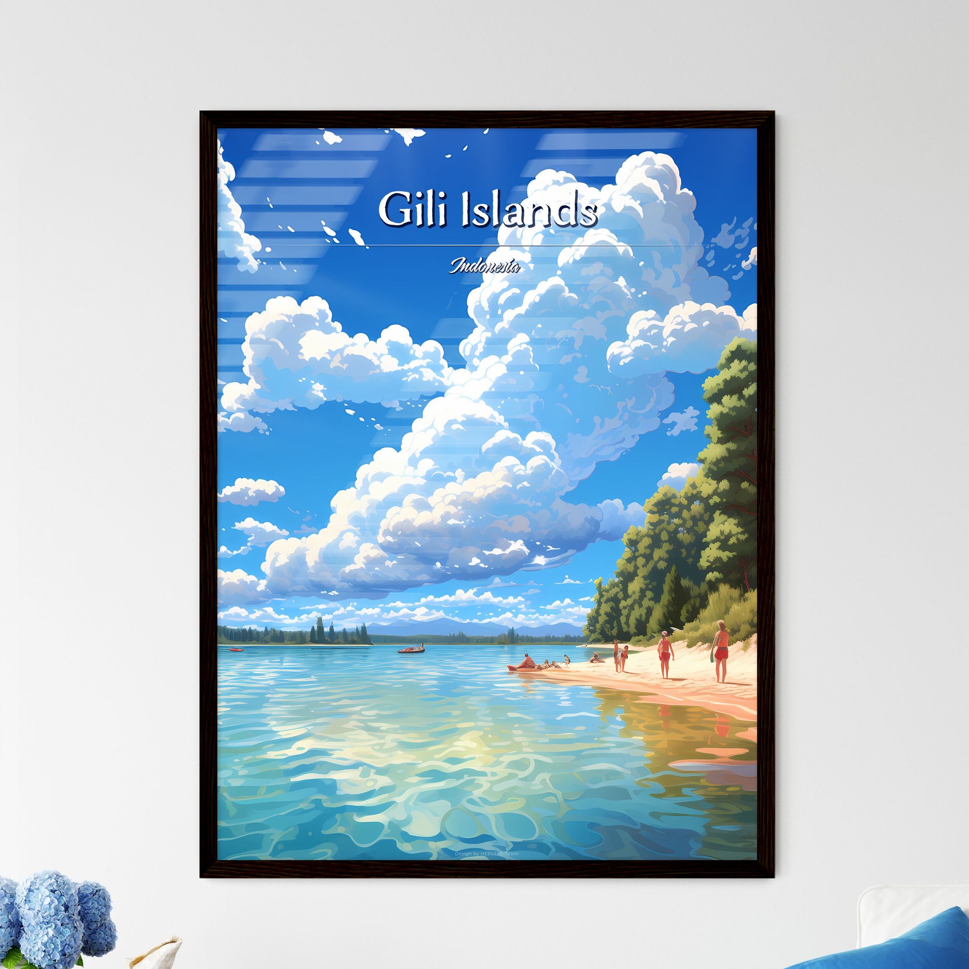Gili Islands - Framed Art Print