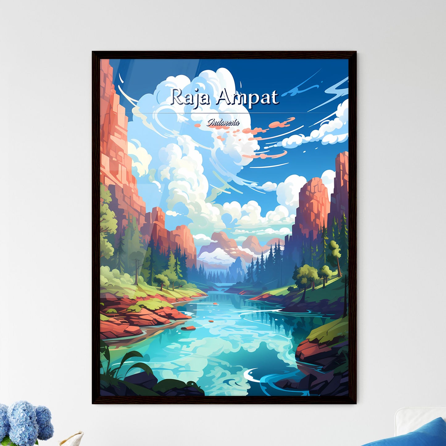 Raja Ampat - Framed Art Print