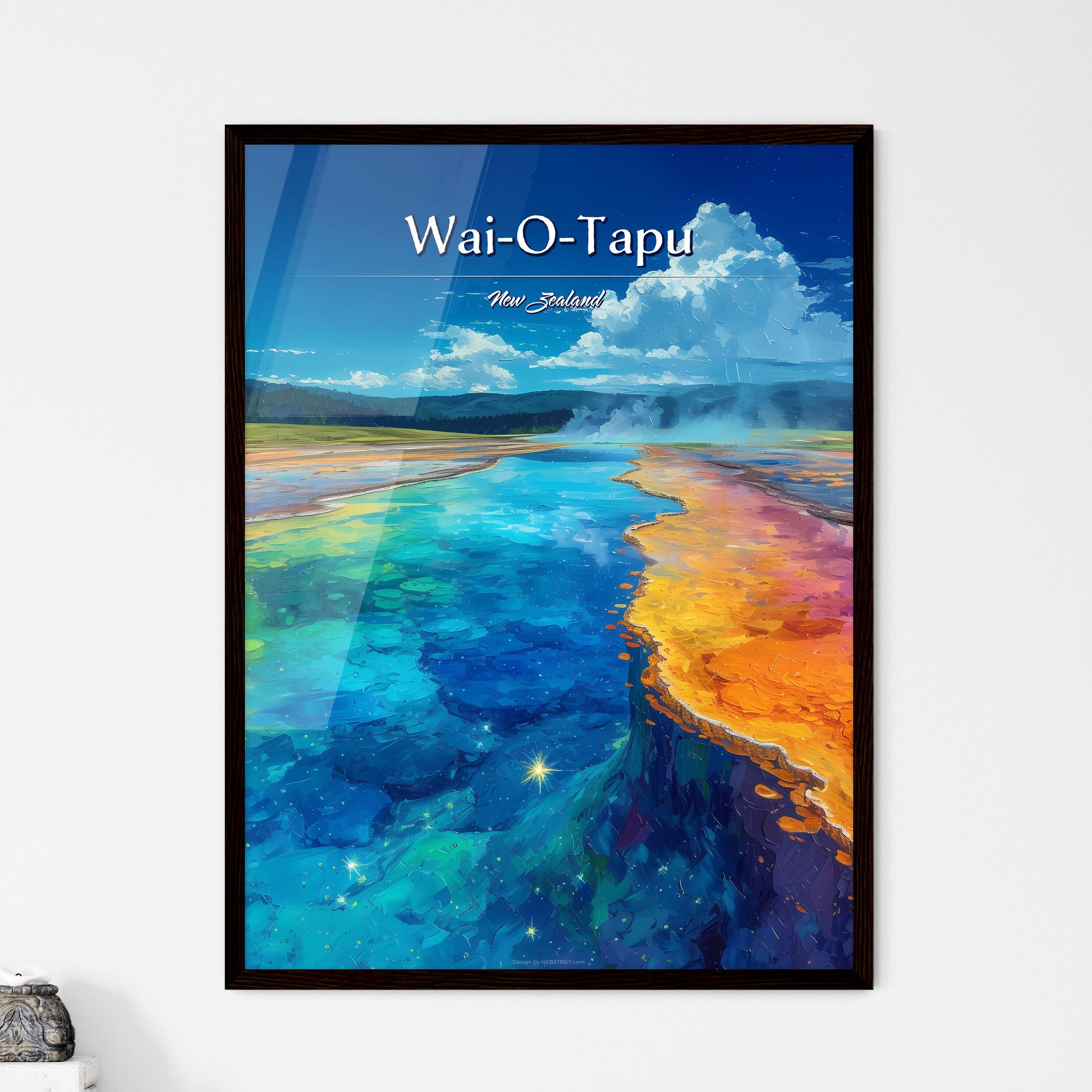 Wai-O-Tapu - Framed Art Print
