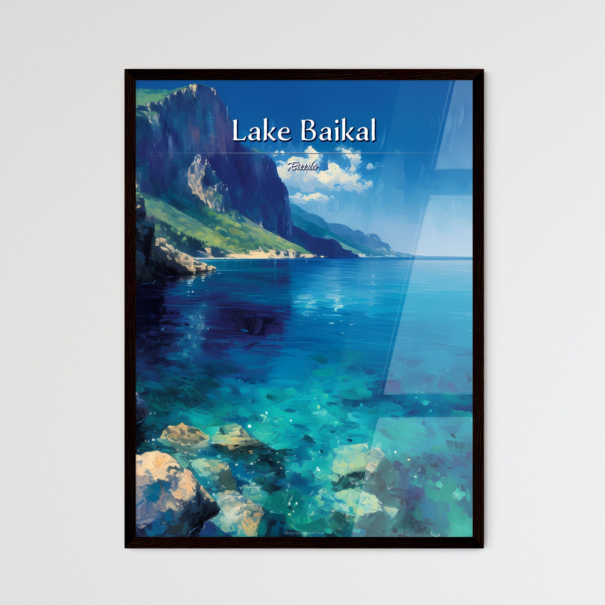 Lake Baikal - Framed Art Print