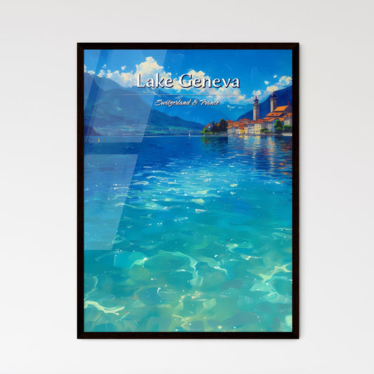 Lake Geneva - Framed Art Print