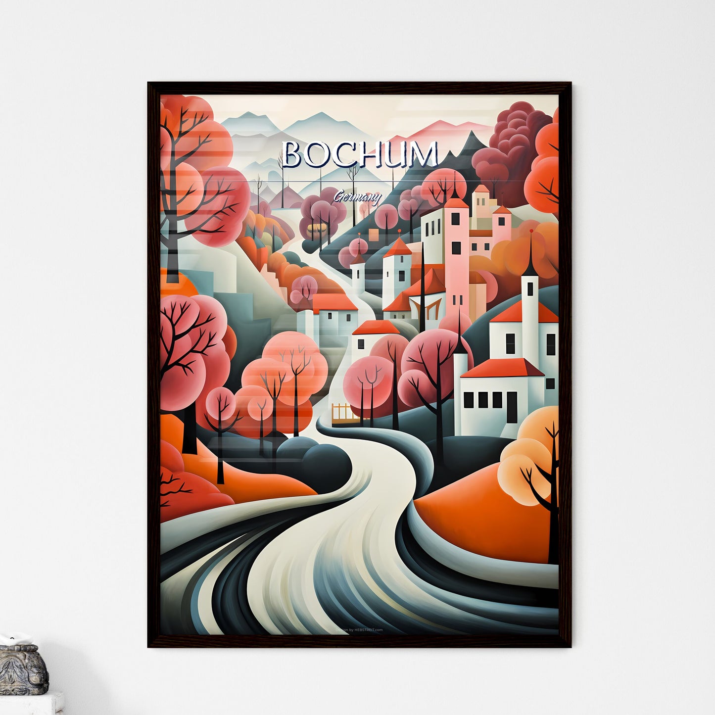 Bochum - Framed Art Print