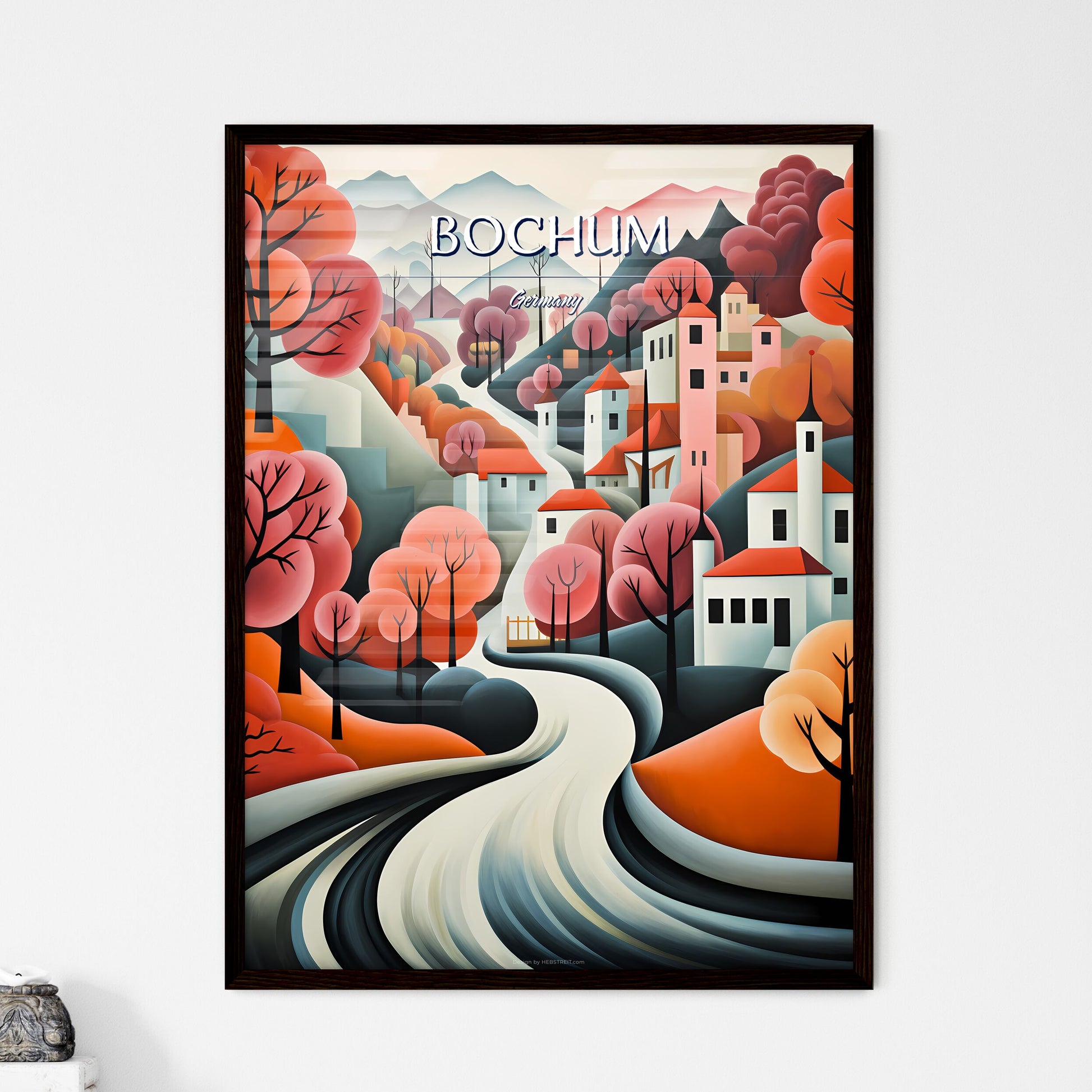 Bochum - Framed Art Print