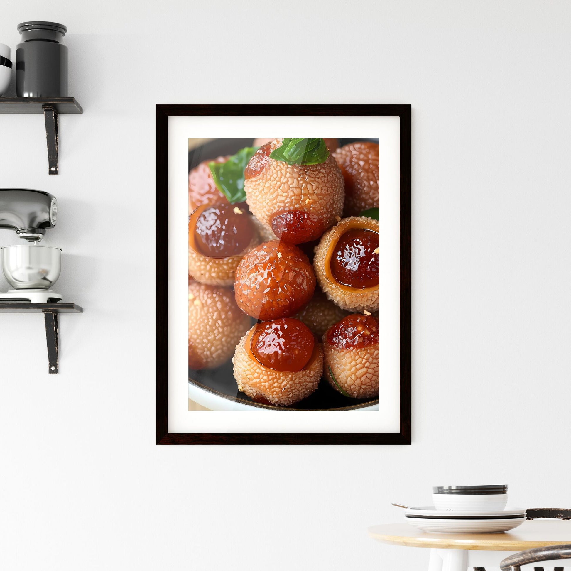 Dried longan, ultra high definition - Art print of a bowl of food Default Title