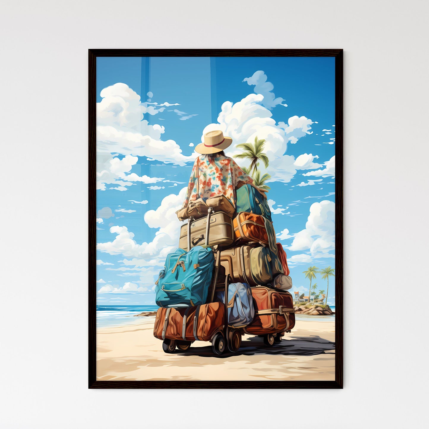 Pack your bags with adaptability today - Art - Framed Art Print