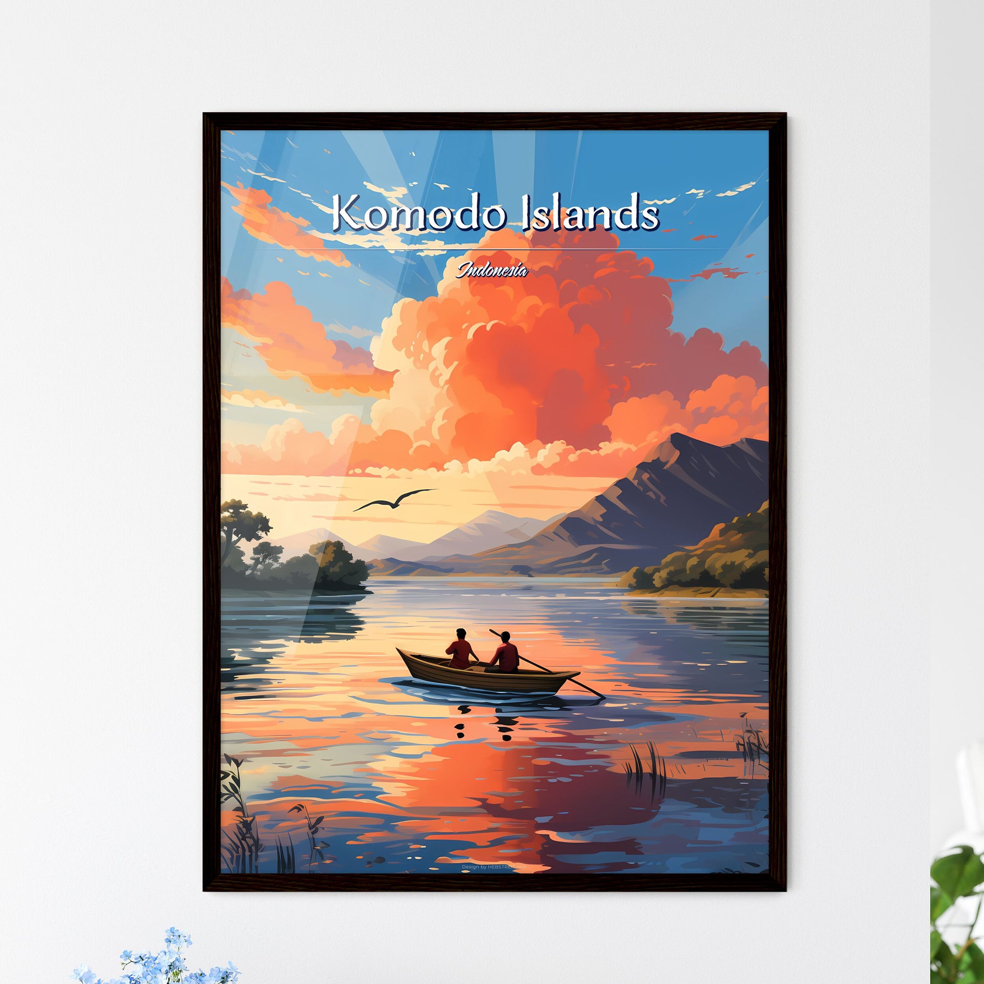 Komodo Islands - Framed Art Print