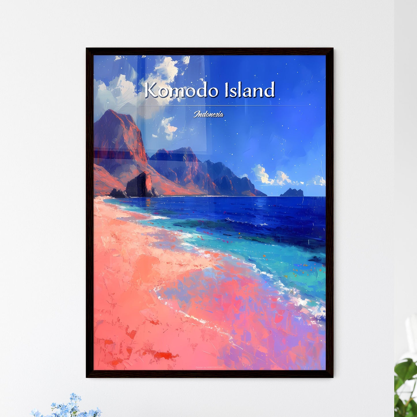 Komodo Island - Framed Art Print