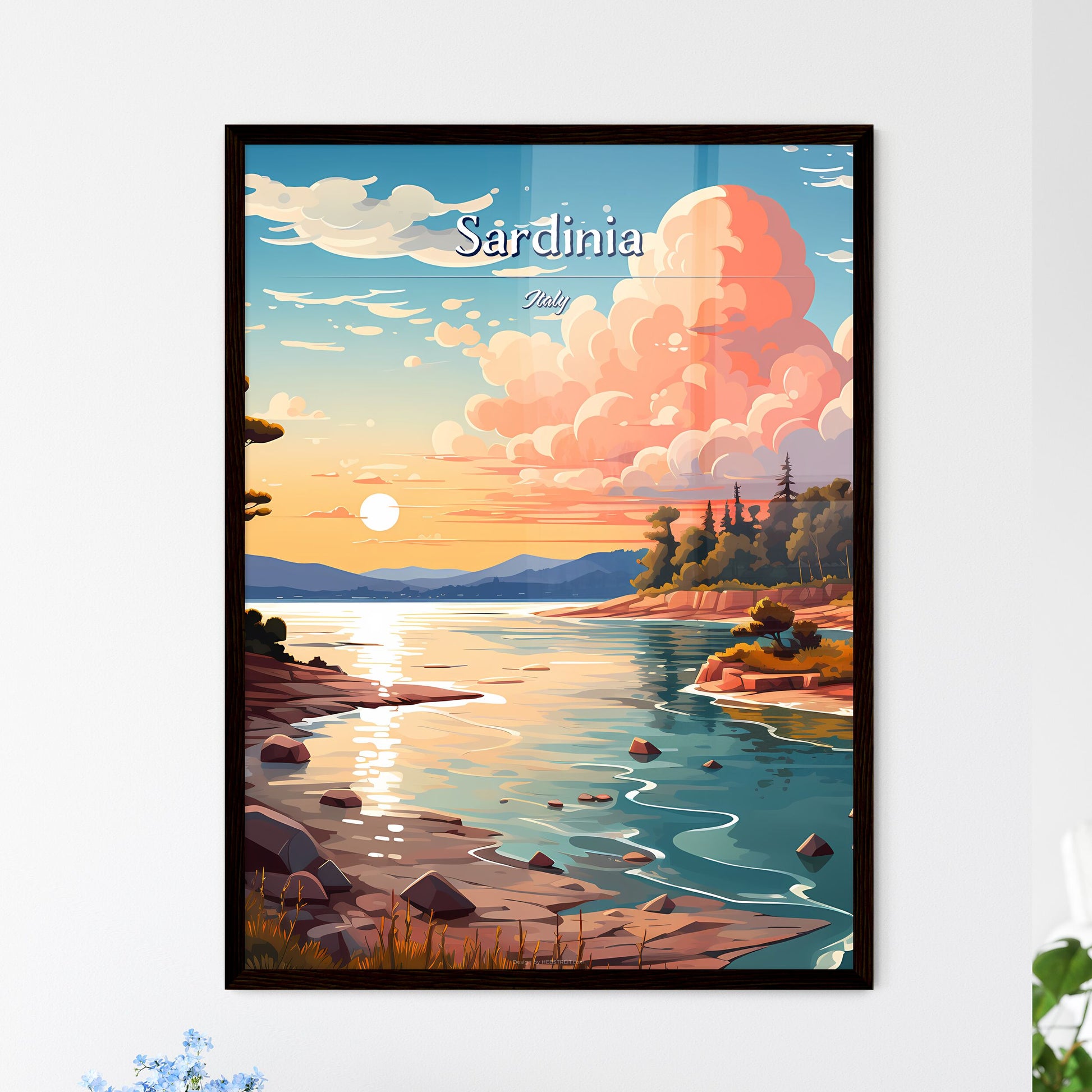 Sardinia - Framed Art Print