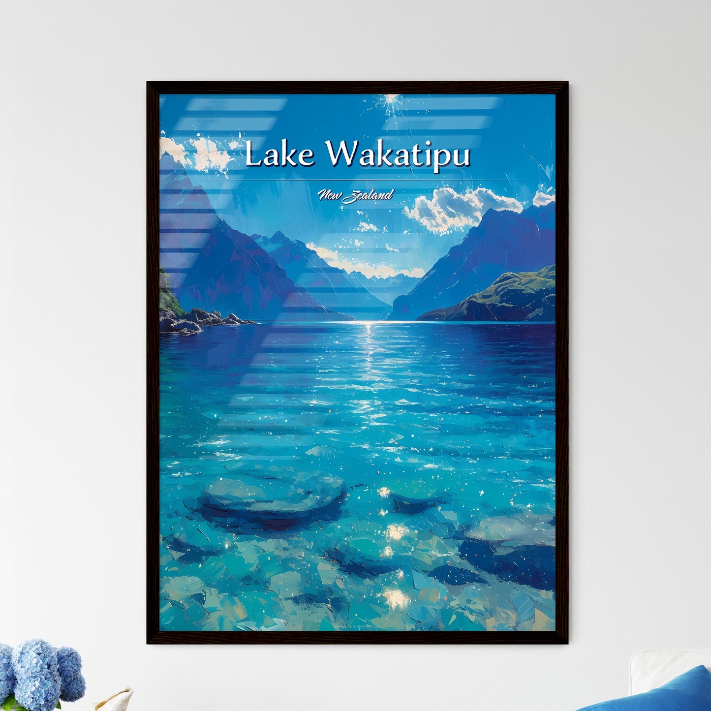 Lake Wakatipu Wall Art