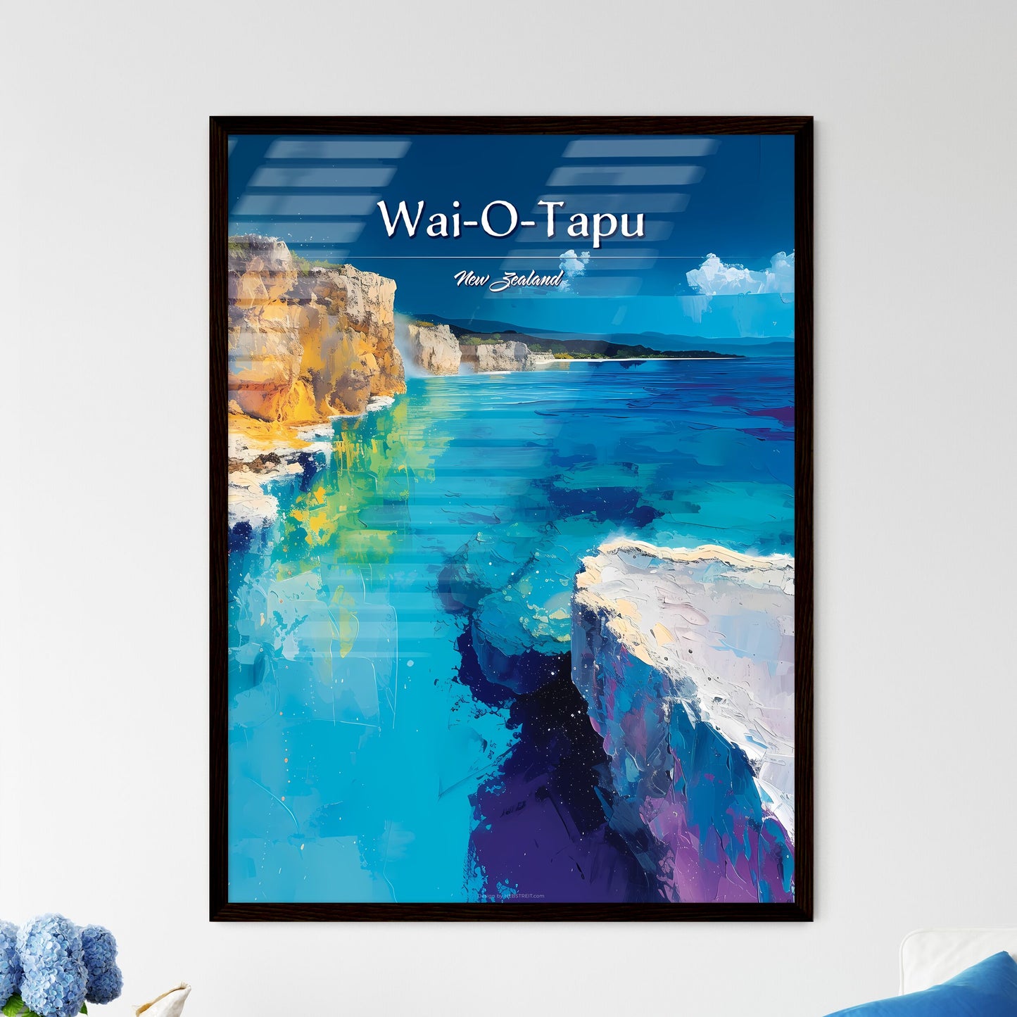 Wai-O-Tapu - Framed Art Print