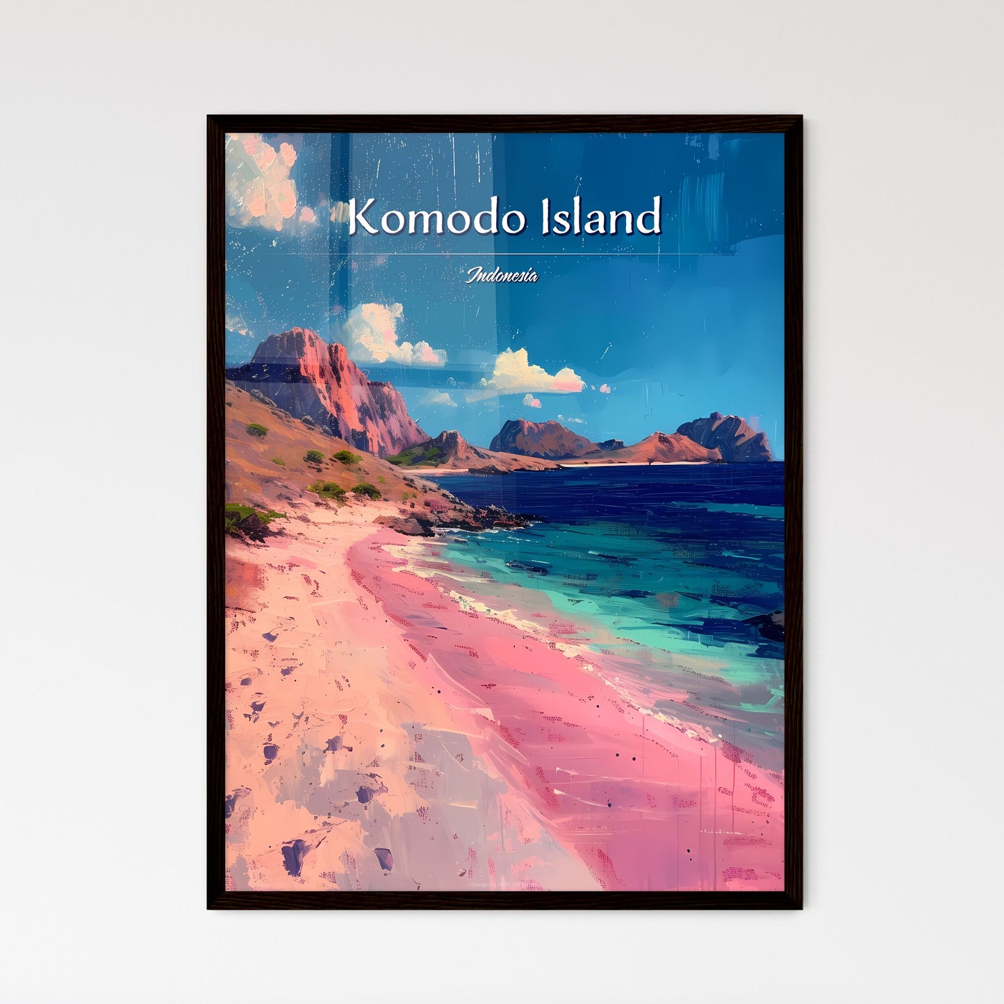 Komodo Island - Framed Art Print