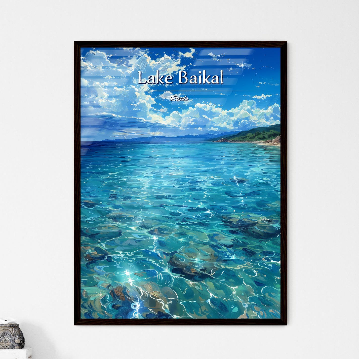 Lake Baikal - Framed Art Print
