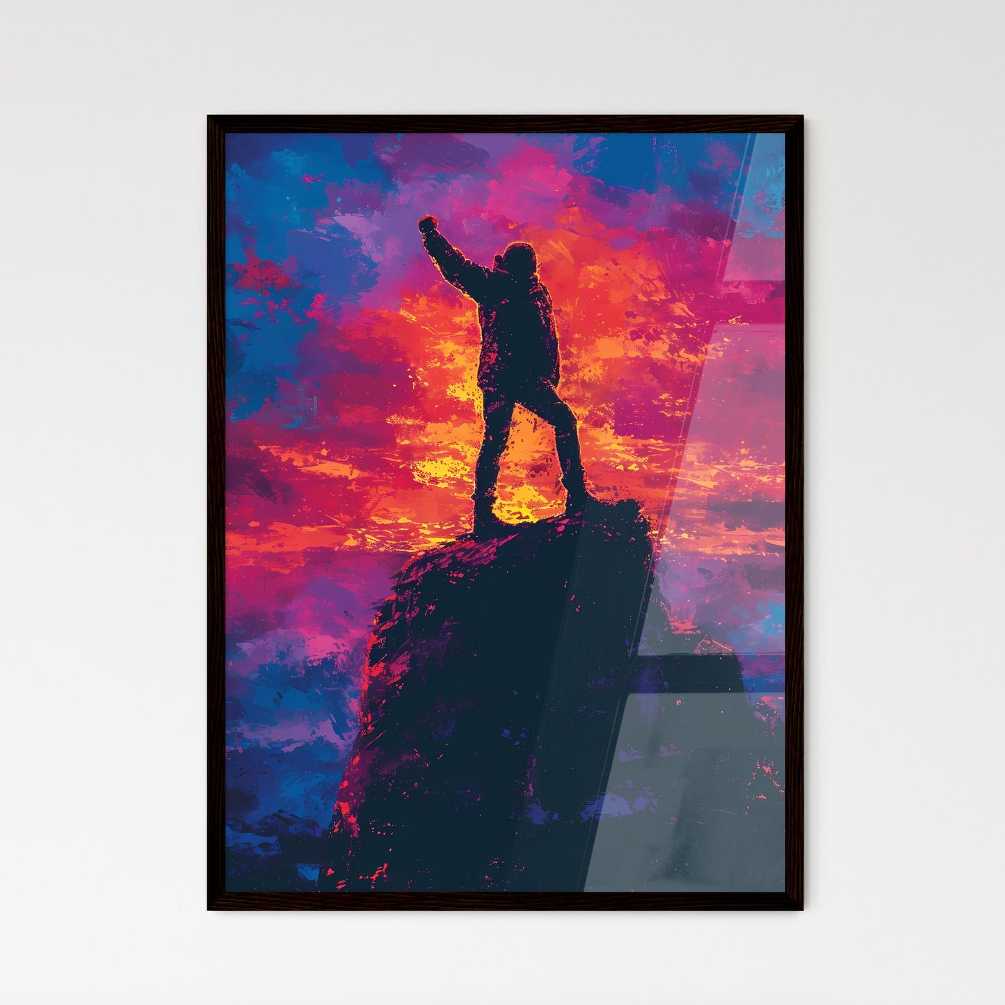 Illustration of International Labor Day - Ar - Framed Art Print