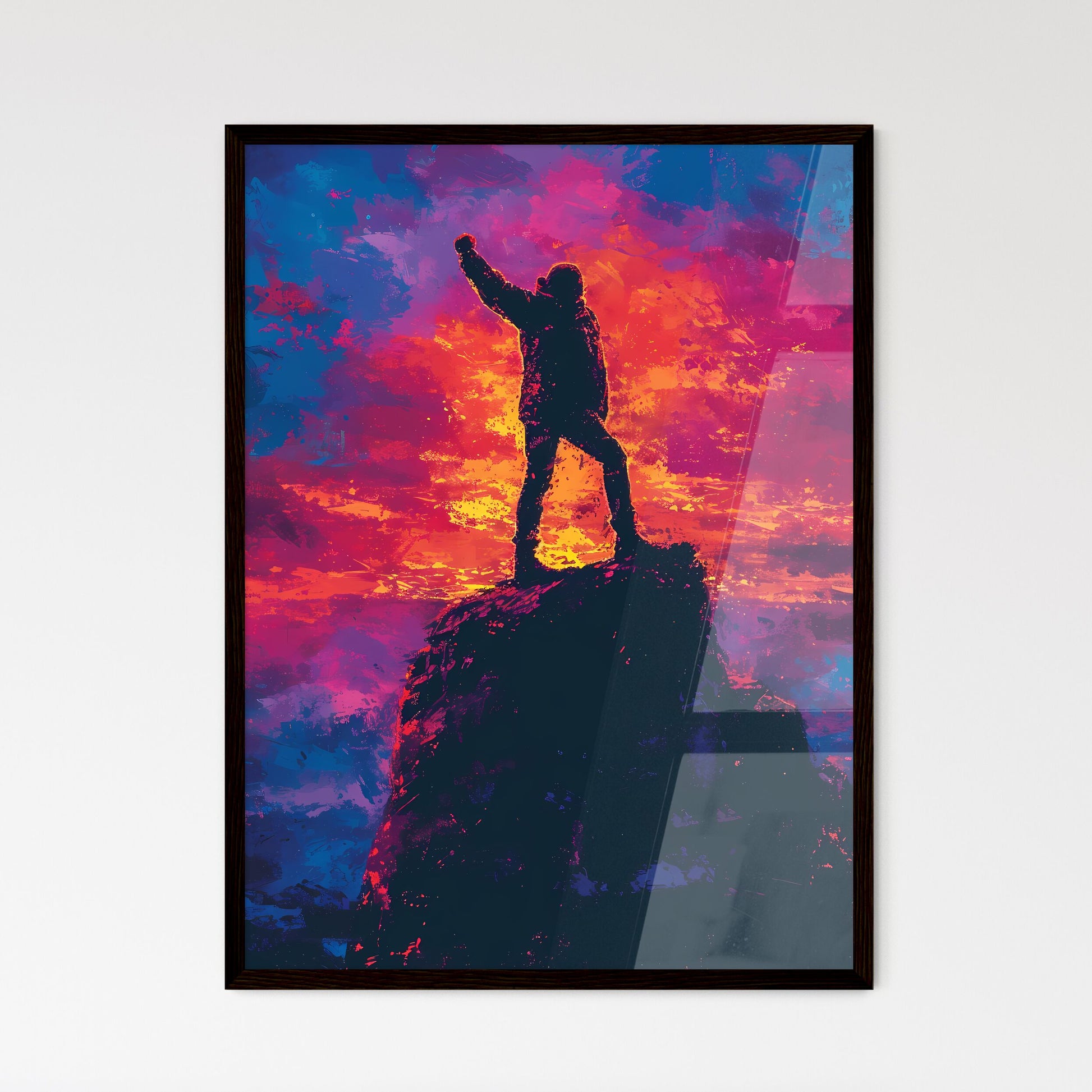 Illustration of International Labor Day - Ar - Framed Art Print