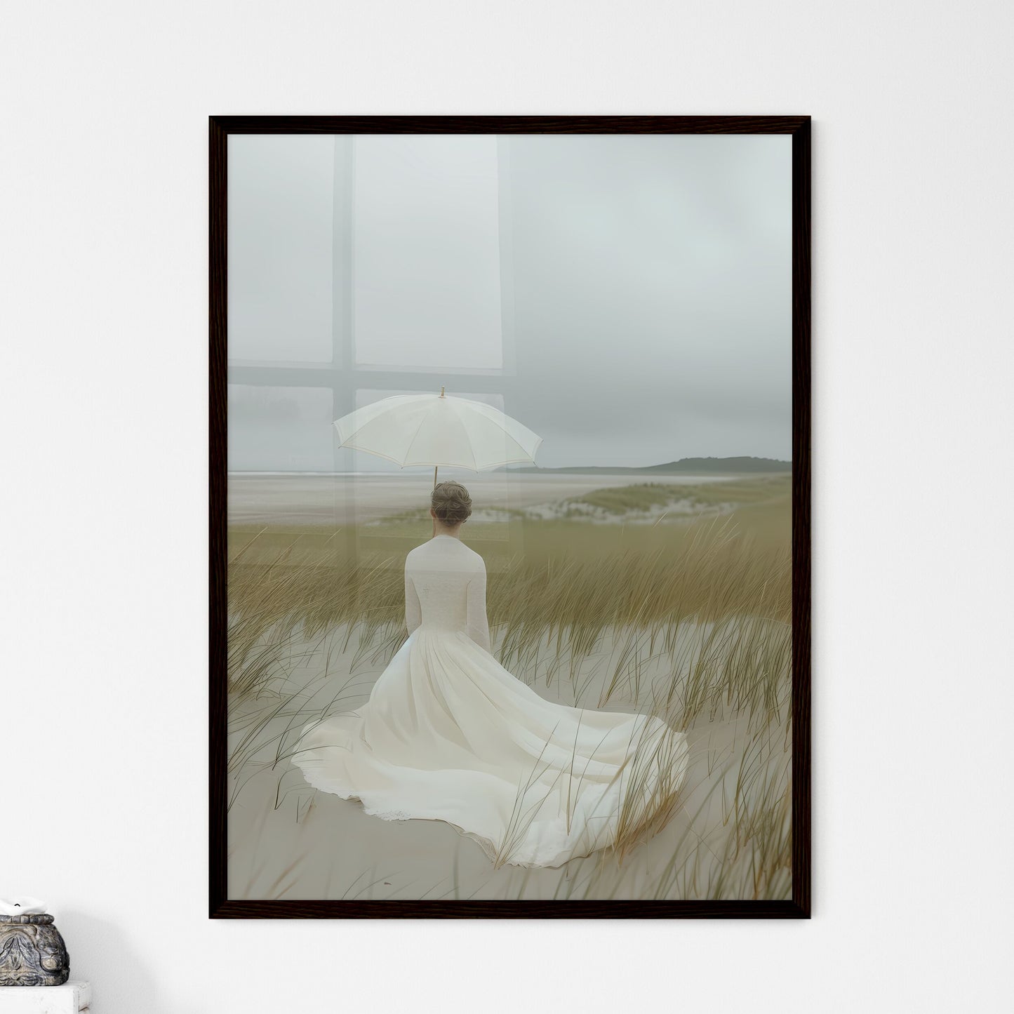 Realistic photo - Framed Art Print