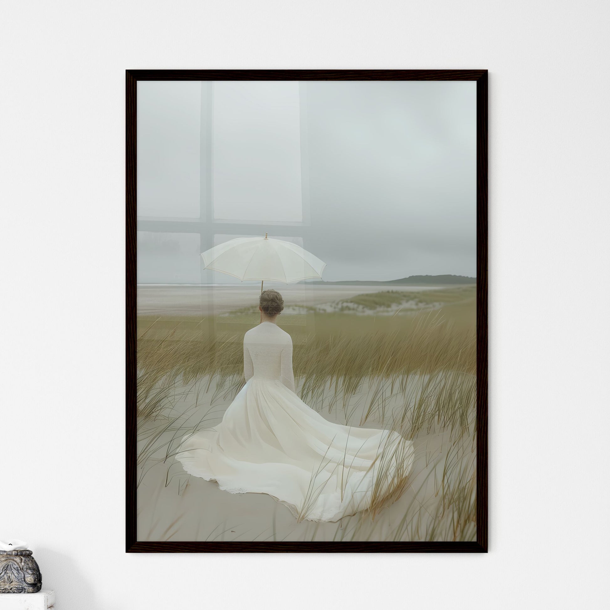 Realistic photo - Framed Art Print